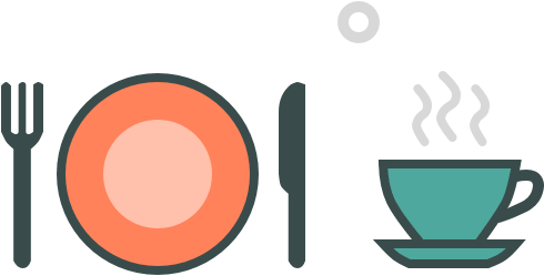 Eat, Drink And Be Merry - Circle (500x250)