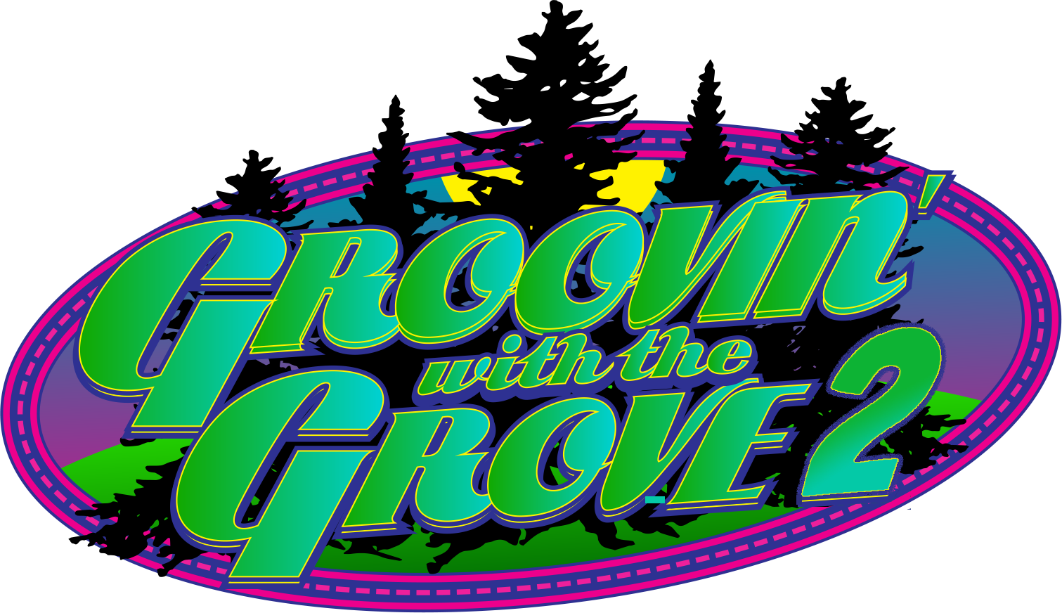 Groovin' With The Grove - Illustration (1511x872)