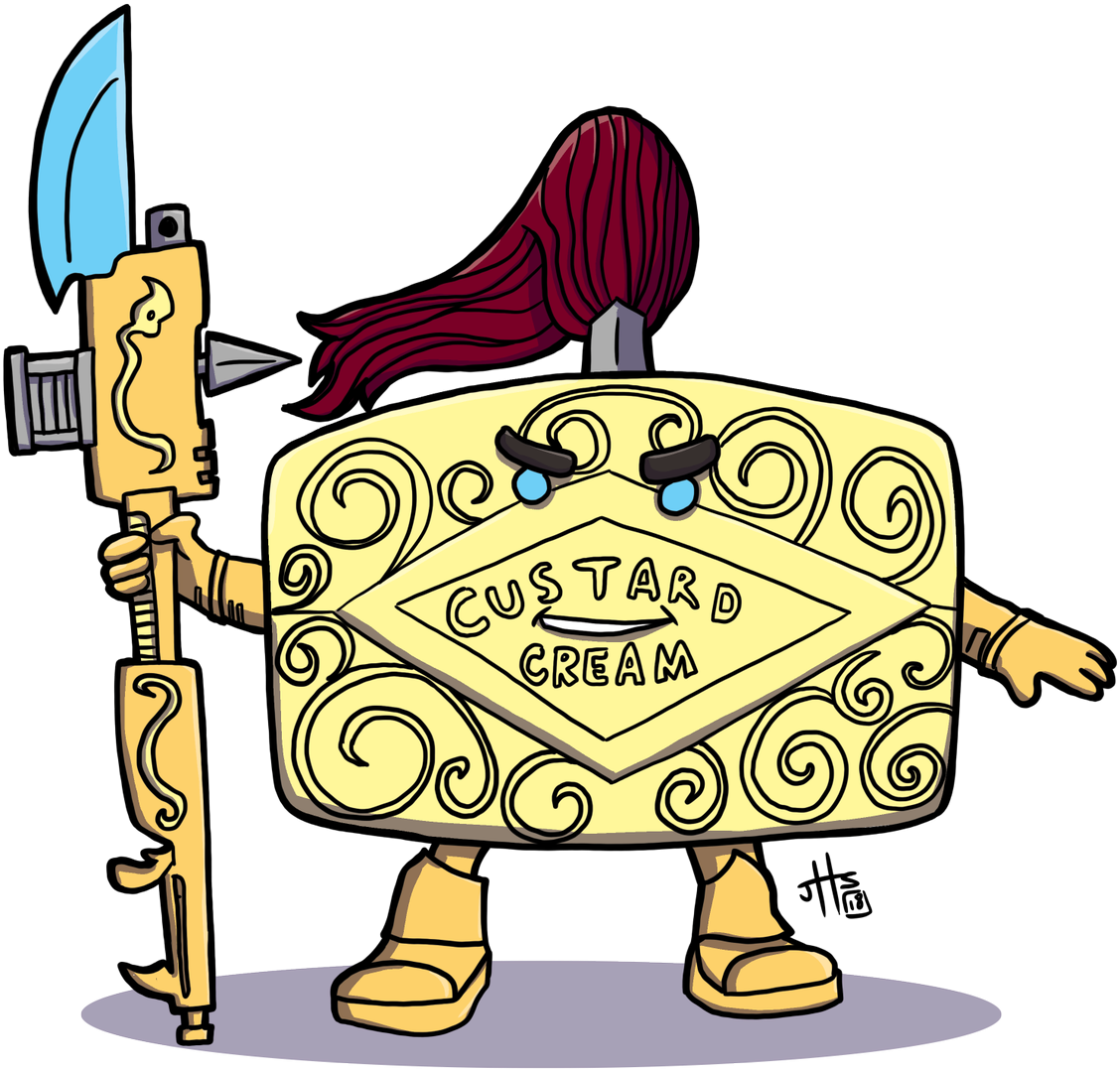 Soon, I Will Have Them All - Custard Cream Custodes (1200x1200)