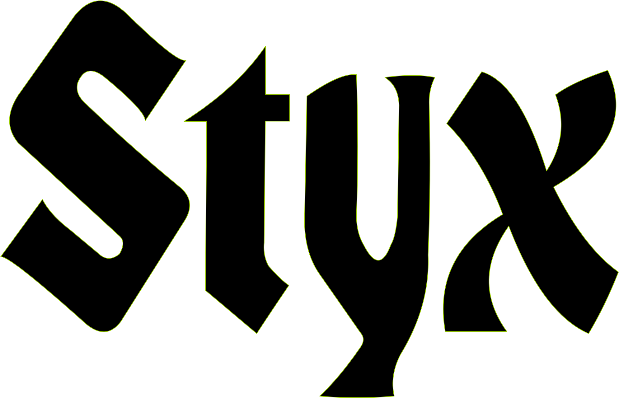 Join Me For Some - Styx Logo Png (2000x1291)