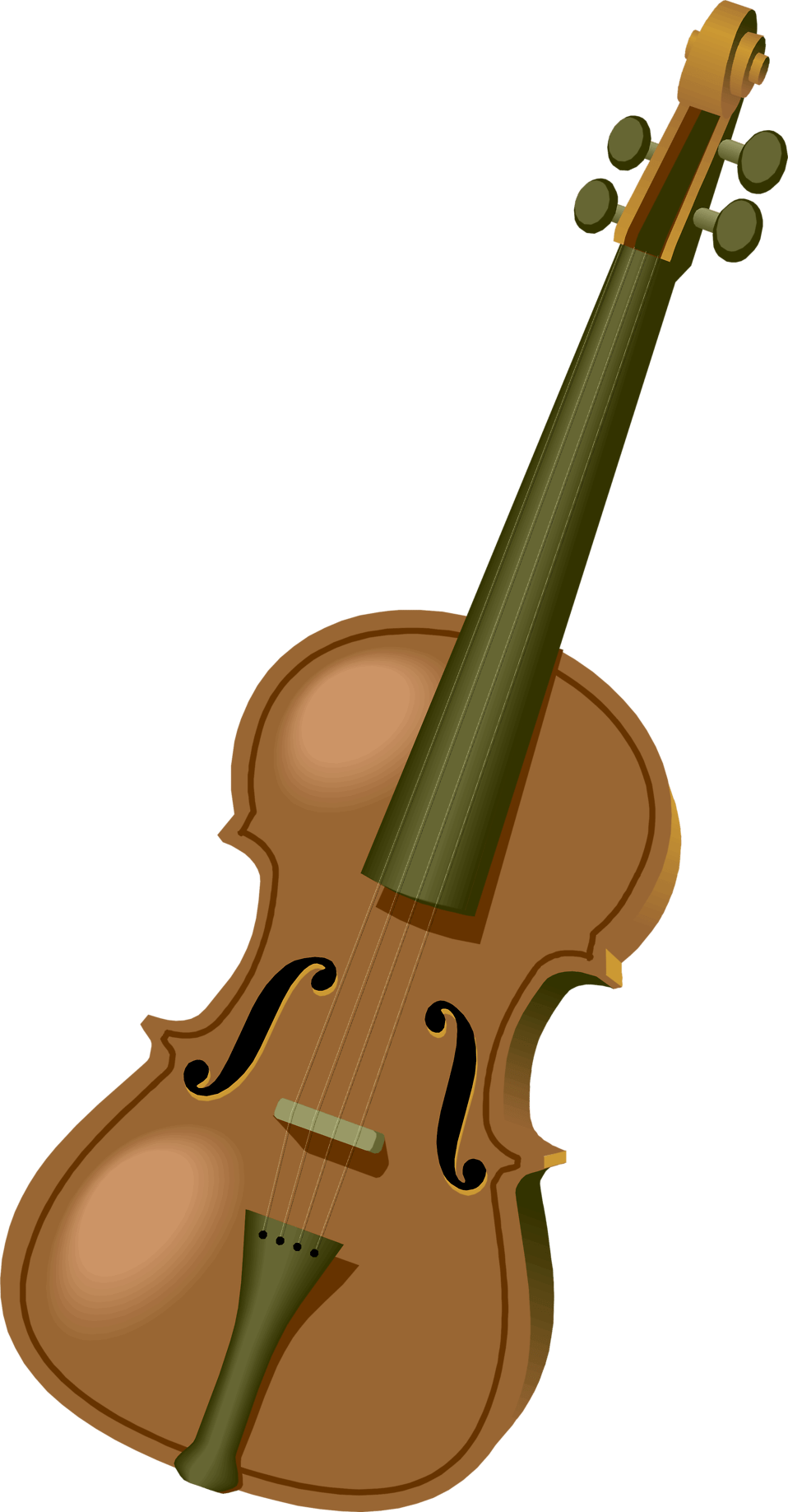 Violin Clip Art Free - Music (958x1837)