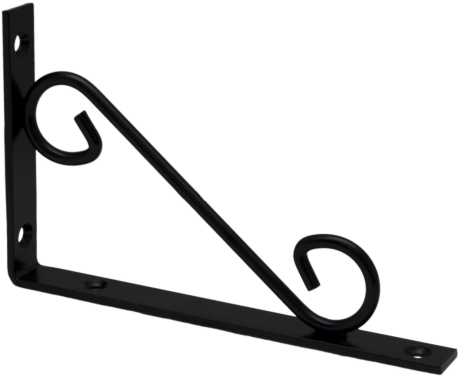 Scroll Brackets - Black - Hanging Brackets Bunnings (800x600)