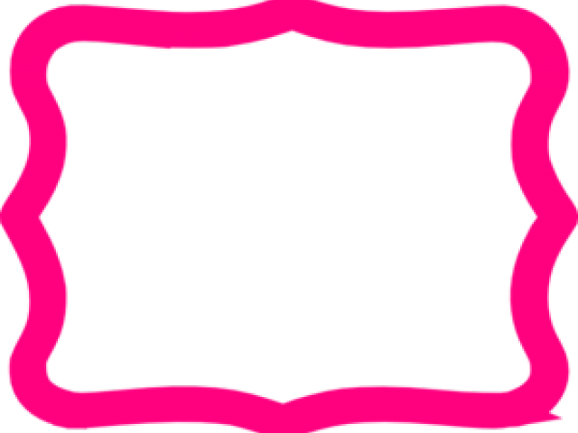 Vector Frame Clipart Fuschia Pink - Hot Pink Frame Clipart (640x480)