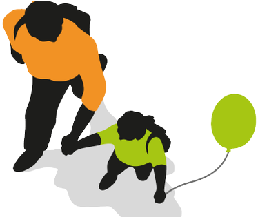 Walk As Part Of Walk To School Month - Children Top View Png (600x314)