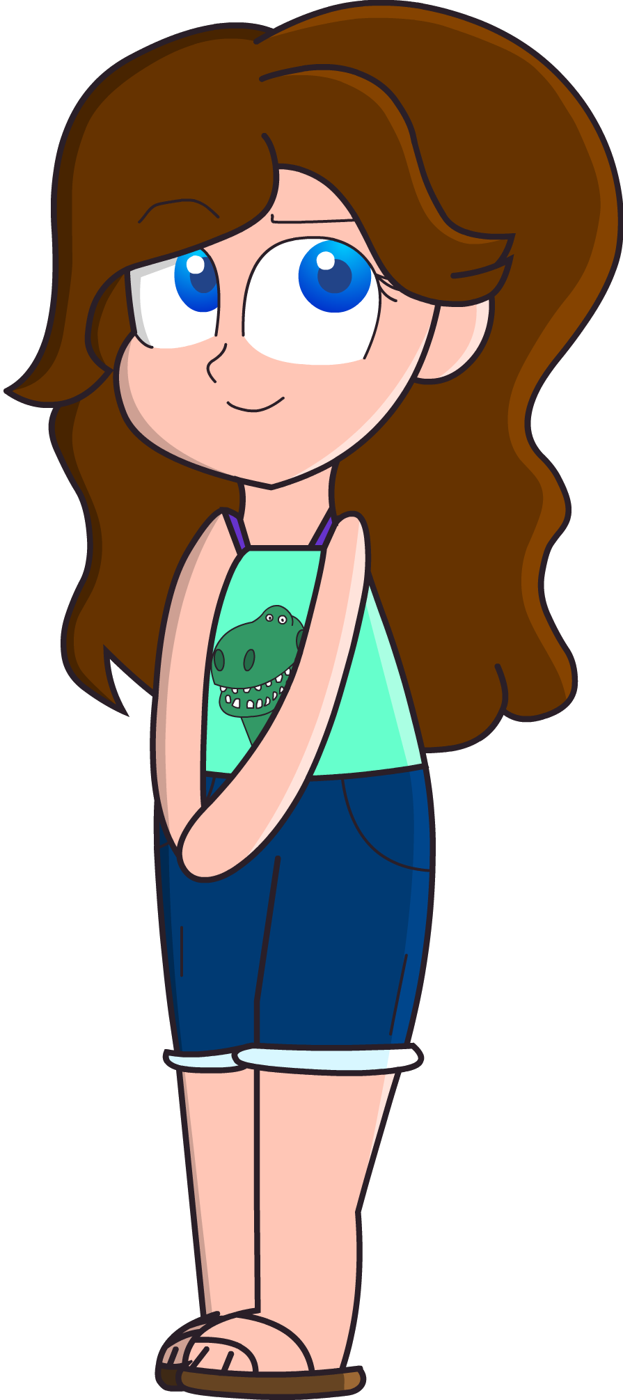 When I Grow Up, I Wanna Be A Dinosaur By Soniclegacy1 - Cartoon (895x2011)