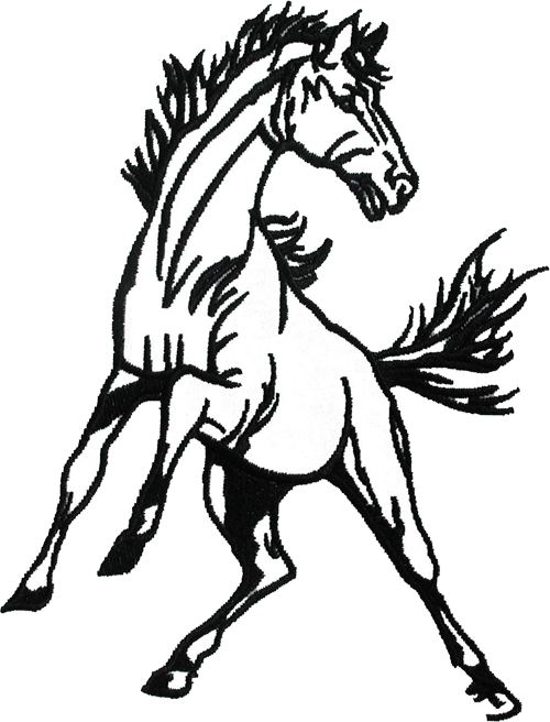 Bronco Clip Art - Mustang Clipart (500x656)