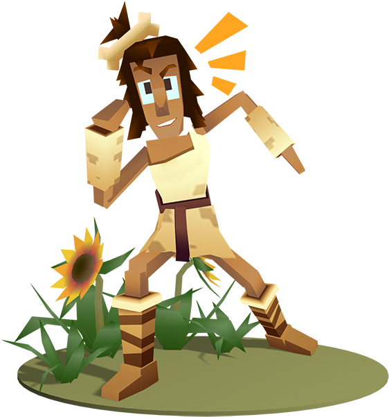 Blocky Bronco Messages Sticker-6 - Illustration (618x618)