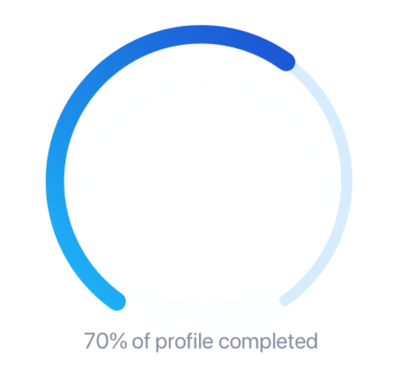 I Need To Make A Custom Progress Bar That Looks Like - Circle (604x561)