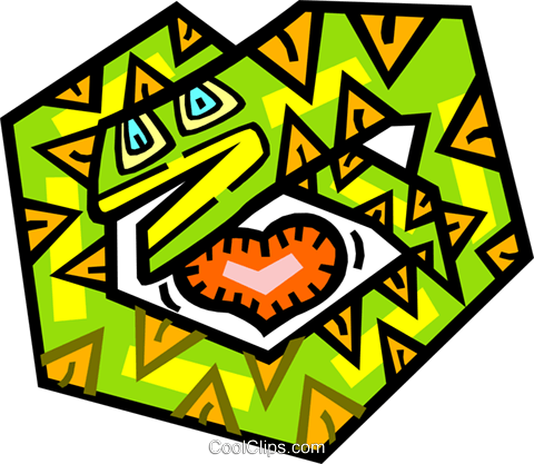 Snake Design Royalty Free Vector Clip Art Illustration - Snake Design Royalty Free Vector Clip Art Illustration (480x417)