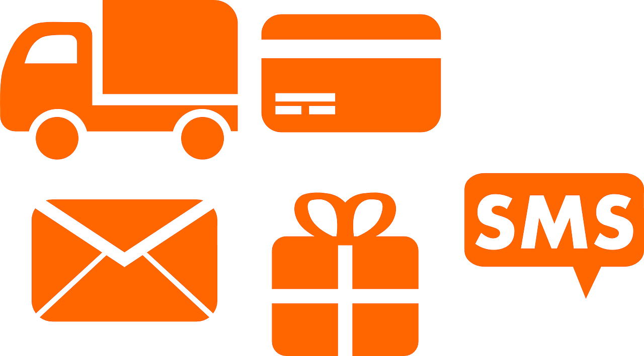 Delivery Options Of Ups Vs Usps - Parcel Icons (1280x709)