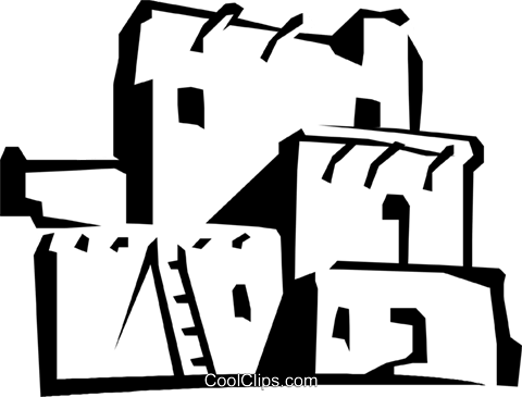 Ruins Royalty Free Vector Clip Art Illustration - Jumanos (480x365)