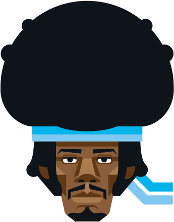 Hendrix By Helbetico - Cartoon (562x562)