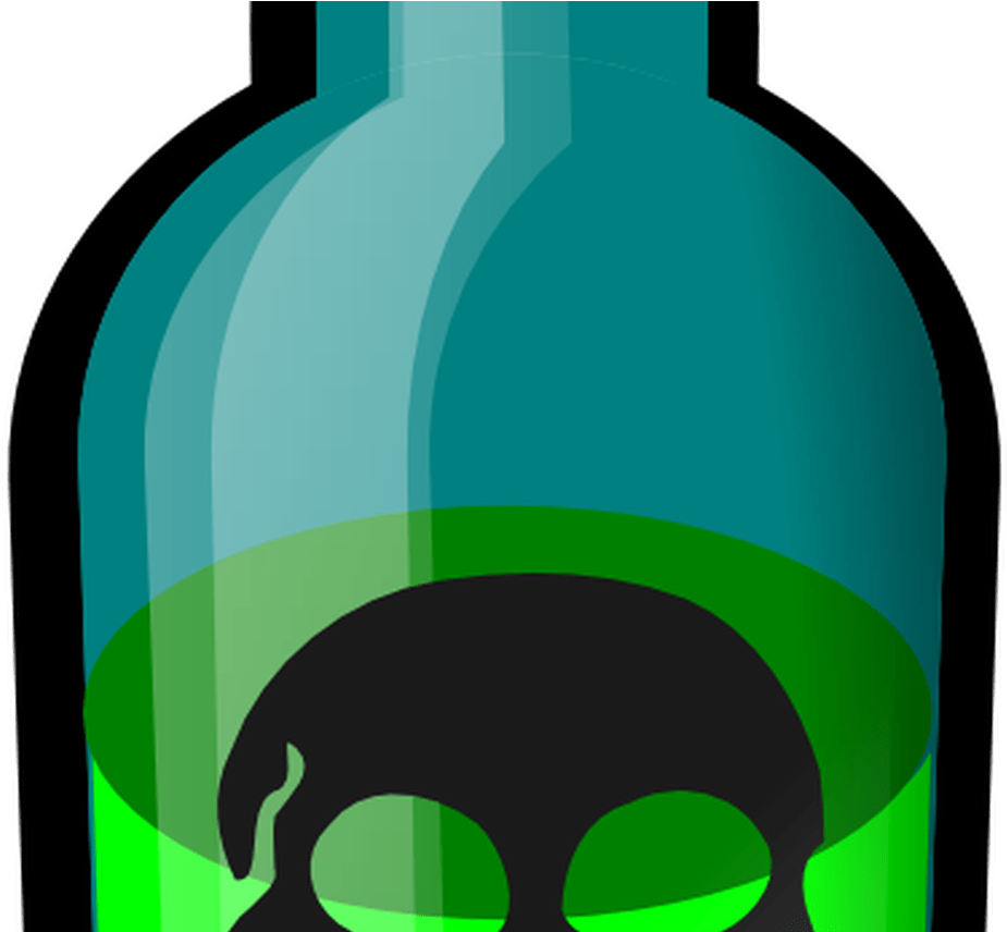 Bottle Clip Art - Cartoon Poison Bottle (1368x855)