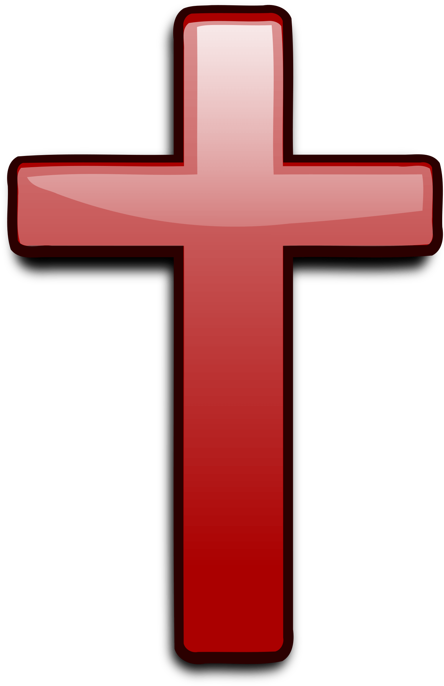 Free Christian Cross Clip Art - Christian Red Cross (1662x2400)