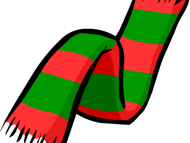Scarf Clipart Template - Blue Scarf Clip Art (640x480)