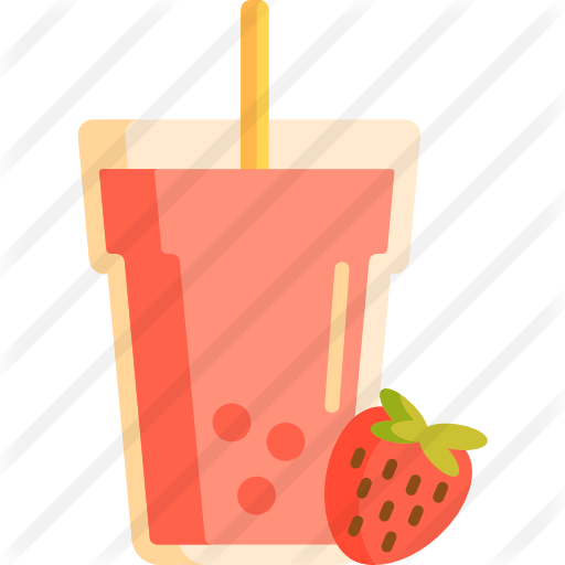 Smoothies Free Icon - Strawberry (512x512)