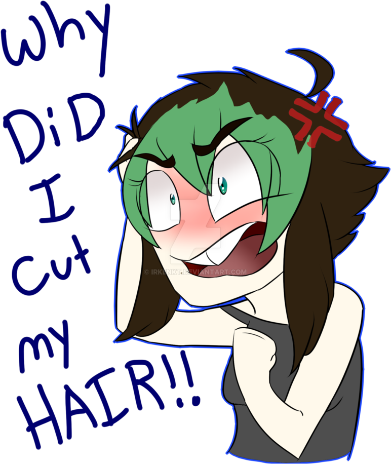 Why Did I Cut My Hair By Irkenkt - Hair (812x984)