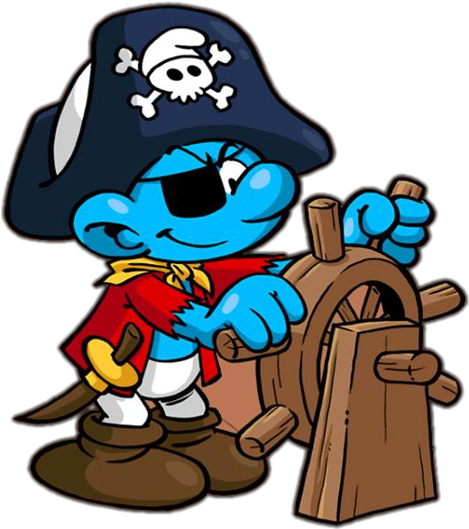 Pirate Smurf - Pirate Smurf (610x610)