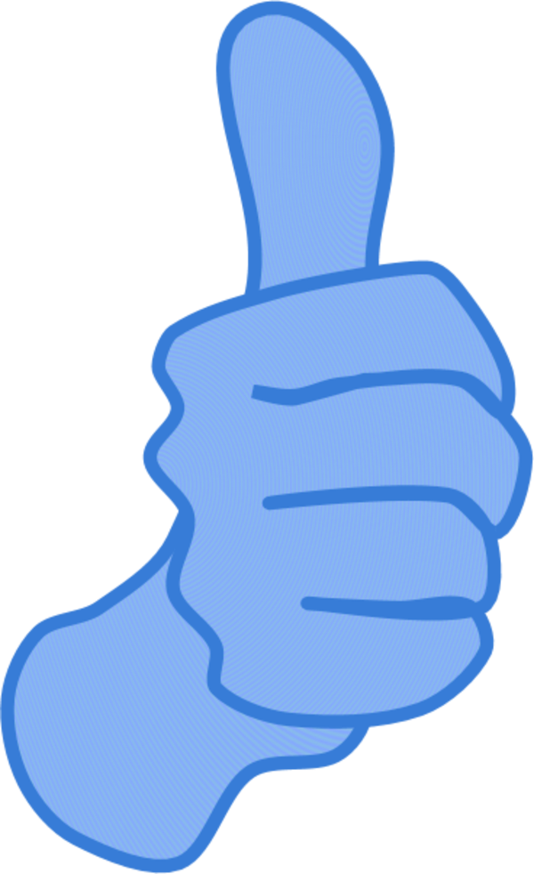 Thums Up Hand Arm - Thumbs Up Clip Art (600x982)