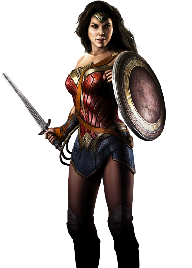 Injustice Gods Among Us Wonder Woman - Wonder Woman Injustice 2 Png (894x894)