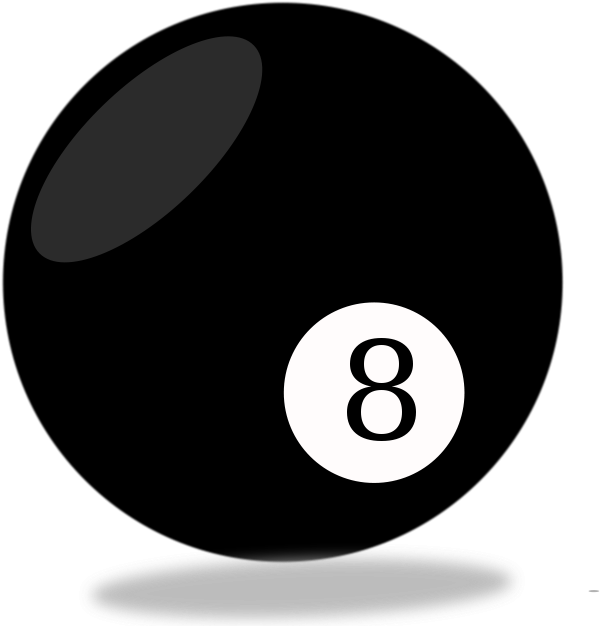 8 Ball - Pool 8 Balls Vector (800x626)