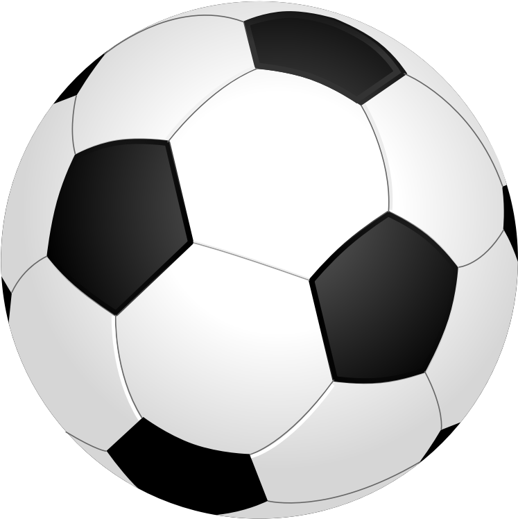 Clipart - Soccerball Noshadow - Printable Soccer Ball (1024x1024)