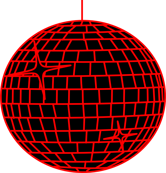 Disco Ball Shower Curtain (570x594)