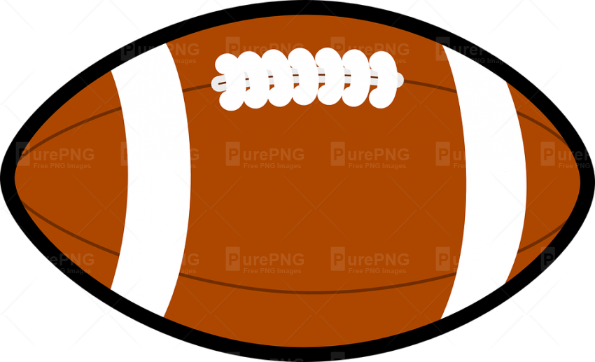 American Football Ball Clipart Png Image - Rugby Clipart (850x517)