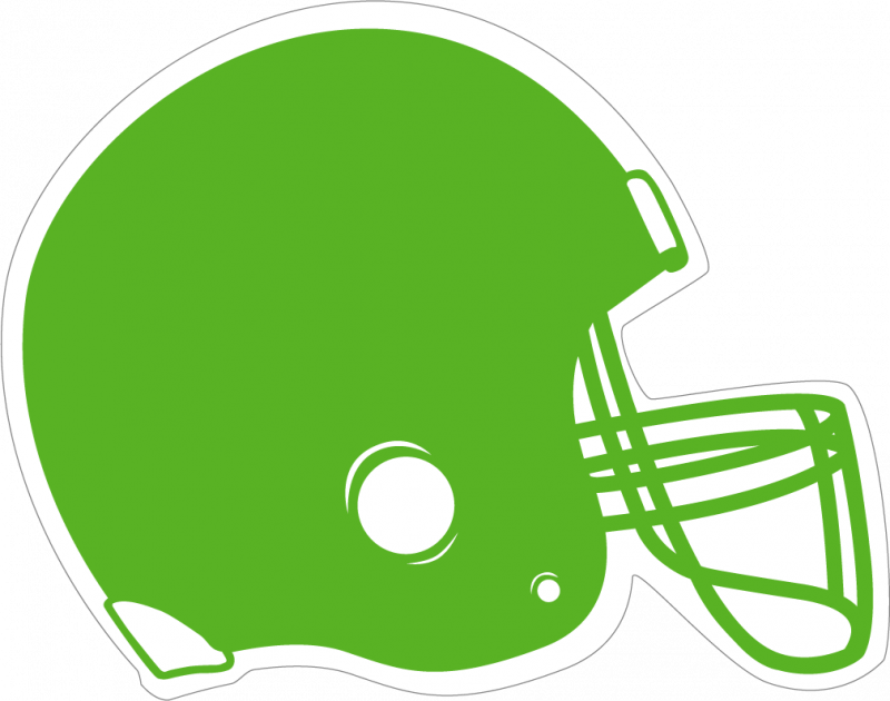 Free Green Football Cliparts, Download Free Clip Art, - Green Football Helmet Clip Art (800x630)