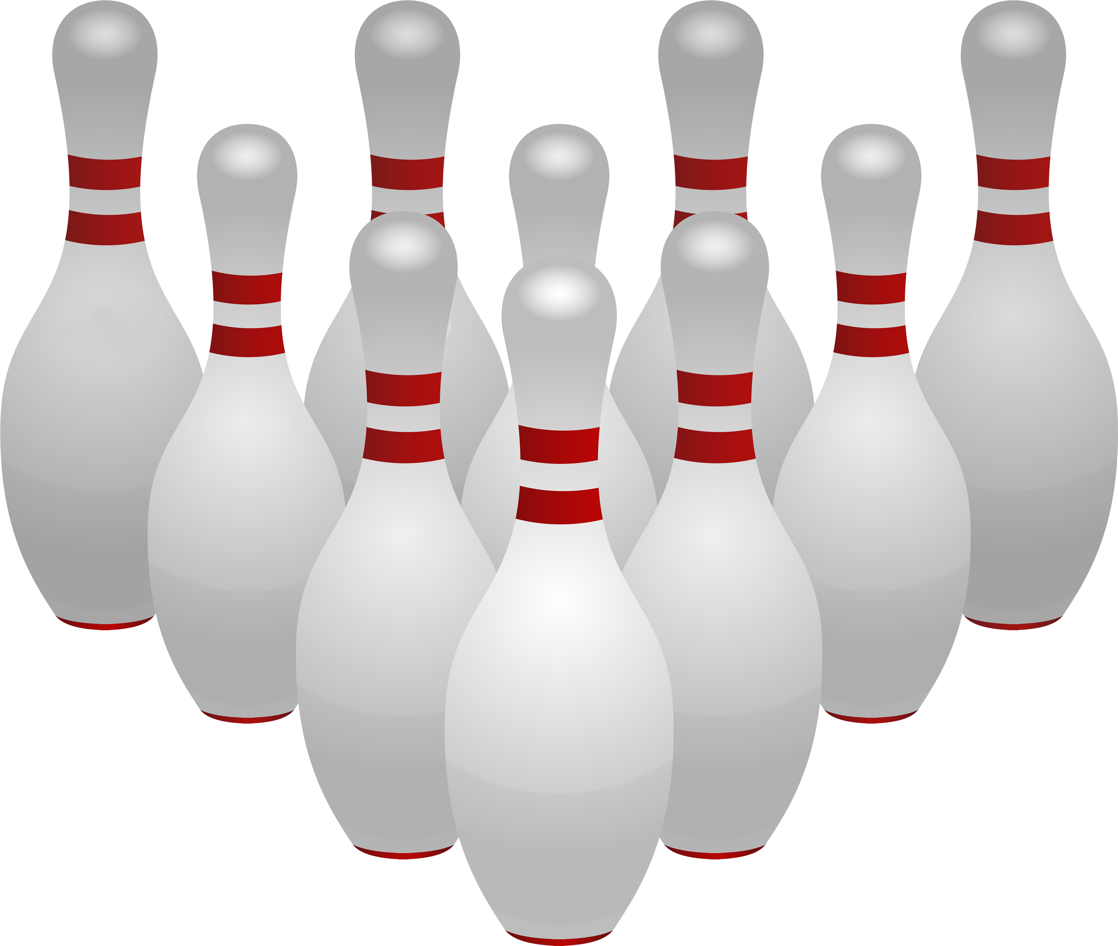 Bowling Pins Png Clipart - Boliche Png (4000x3385)