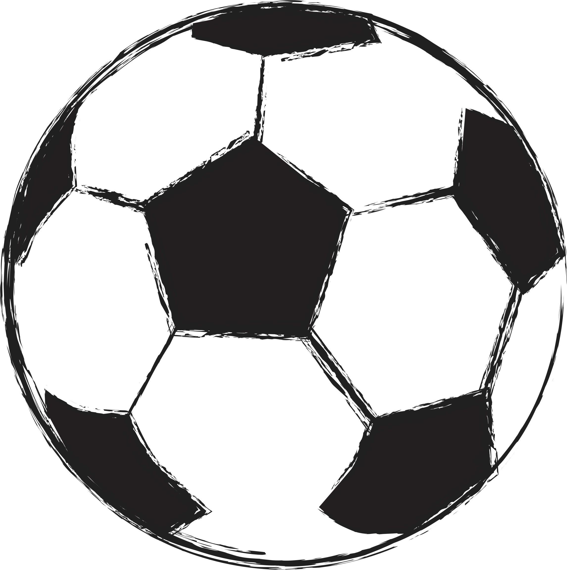 Soccer Ball Drawing Png - Soccer Ball Drawing Png (2291x2305)