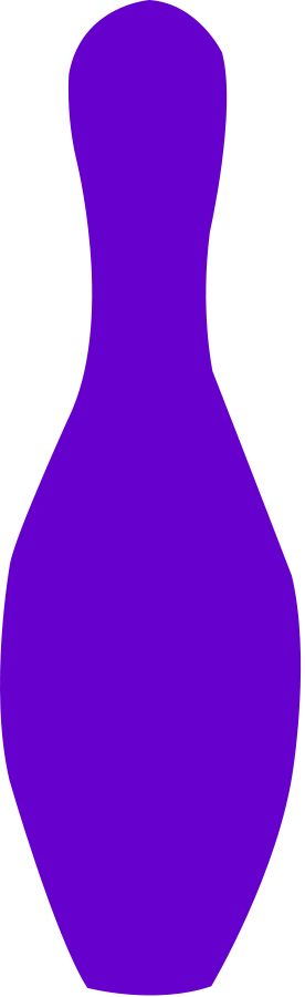 This Free Clip Arts Design Of Bowling Pin Opurple - Bowling Pin (276x900)