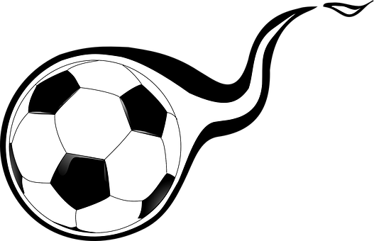 Soccer Ball Football Sports Soccer Soccer - Soccer Ball Flying Png (527x340)