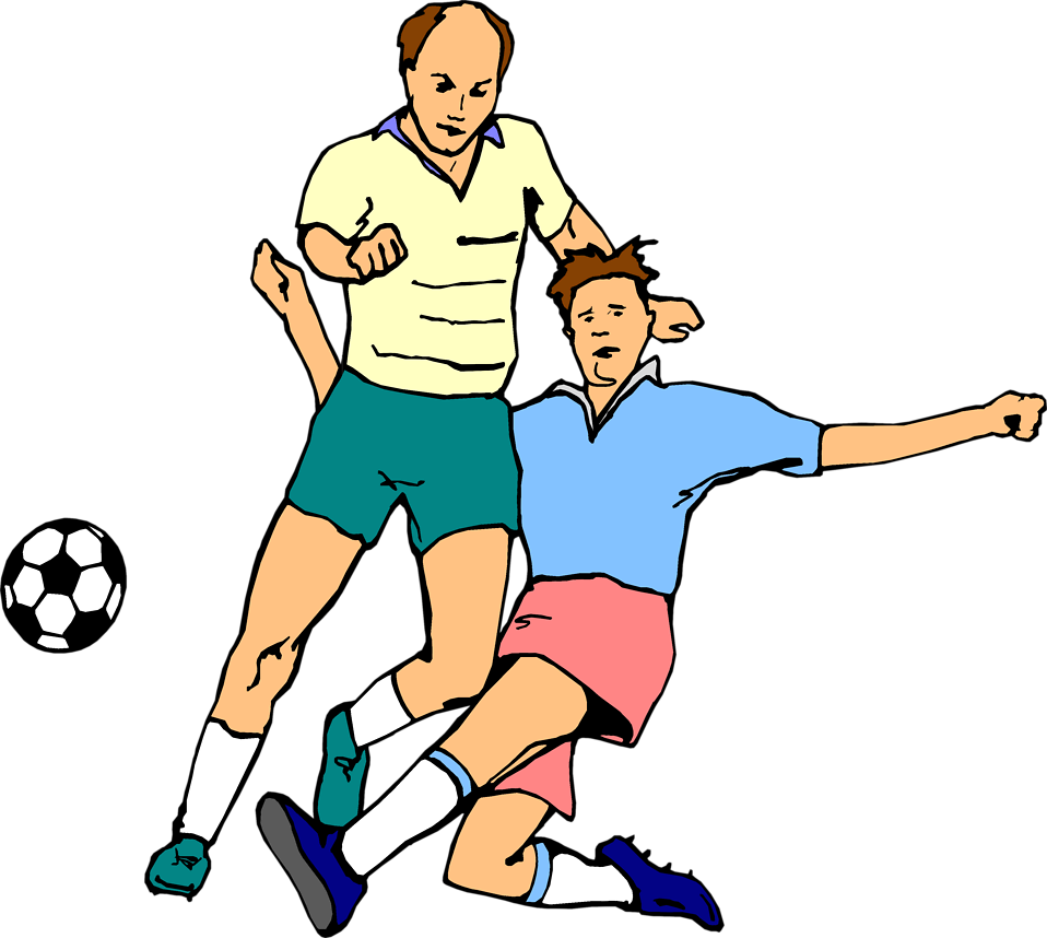 Madden Football Player Clip Art - Men Playing Sport Clipart (958x858)