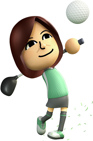 Wii Sports Club For Wii - Wii Sports Resort Mii (360x490)