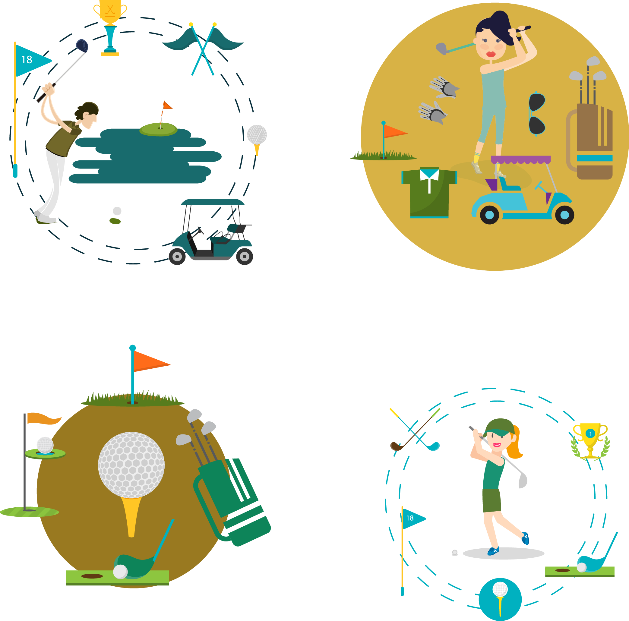 Golf Course Sport Golf Ball - Golf Course Sport Golf Ball (2086x2060)