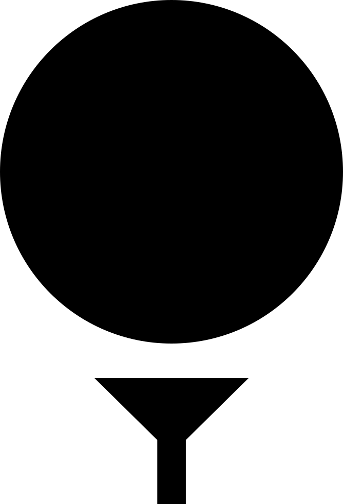 Si Glyph Golf Ball Comments - Circle (668x980)