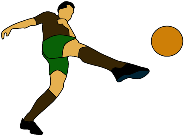 Football, Player, Sport, Shooting, Match, Clipart - Middle School At The Tower (720x720)