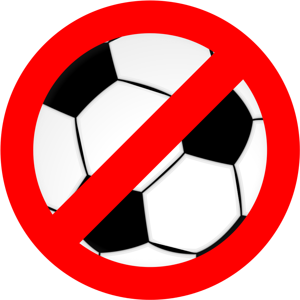 File - Anti-soccer - Svg - Don T Like Soccer (1024x1024)