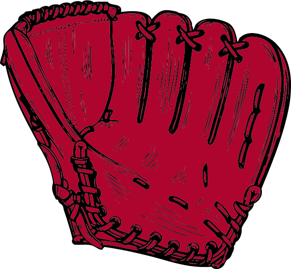 Baseball Mitt Baseball Glove Vector Clip Art - Baseball Glove Clip Art (600x554)