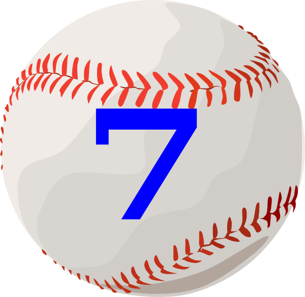 Baseball 7 Clip Art - Pelota De Beisbol Dibujo (600x584)
