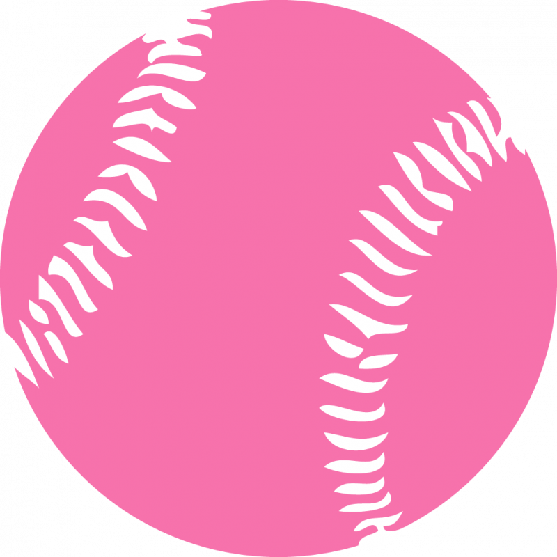 Free Pink Baseball Cliparts, Download Free Clip Art, - Pink Baseball Clipart (800x800)