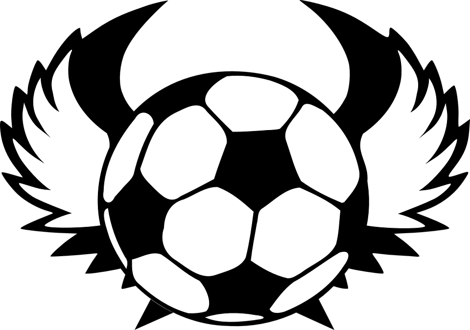 Soccerballwithwings Clip Art - Soccer Ball With Wings (960x675)