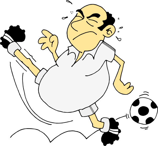 Clipart Fotbal (600x552)