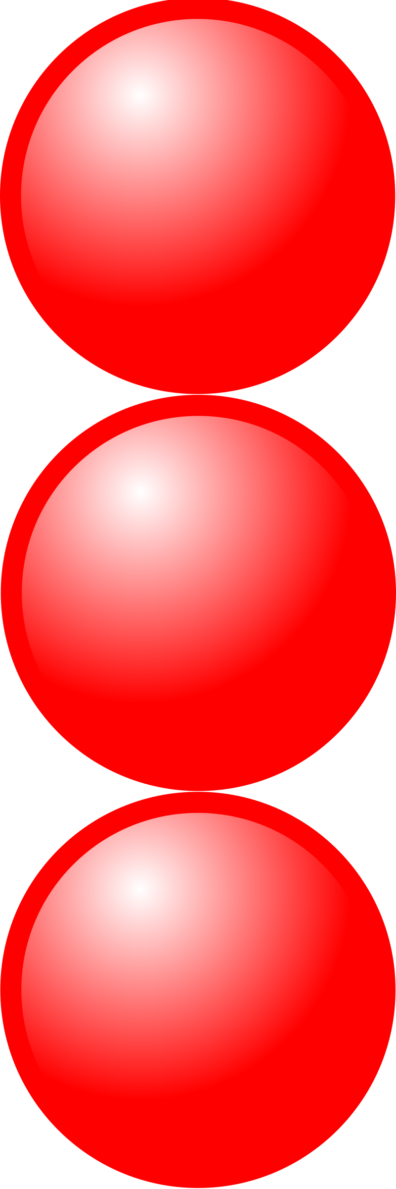 Pearl Clip Art - Red Beads Clipart (801x2400)