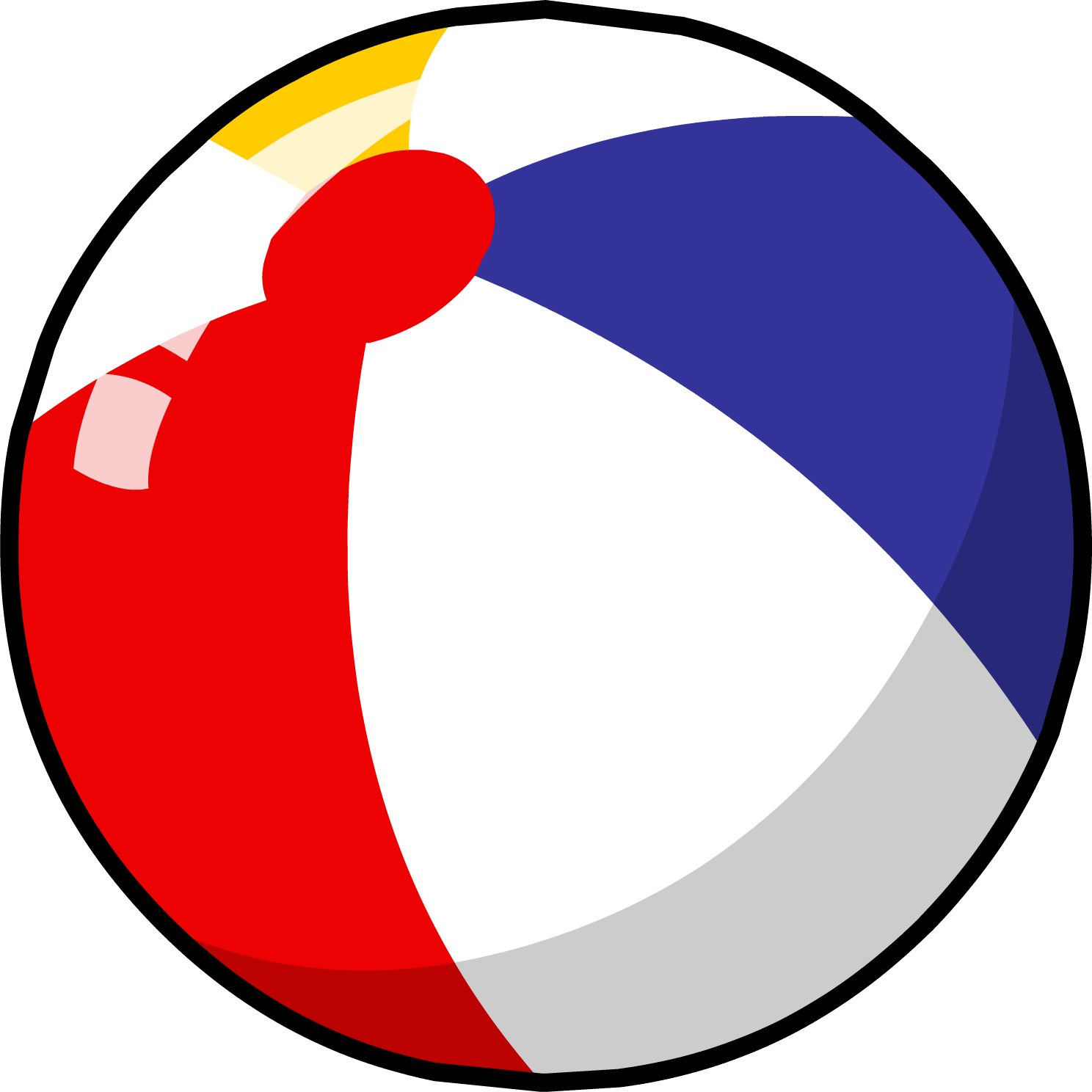 Beach Ball Image Transparent Png - Beach Ball Png (1747x1769)