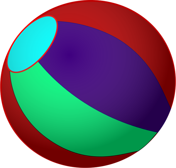 Multi Color Beach Ball Vector Clip Art Multicolor Beach - Beach Ball (600x575)