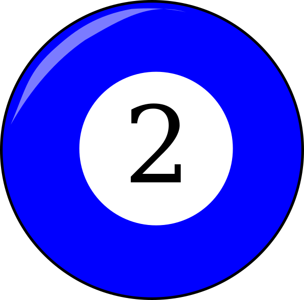 2 Ball Clip Art At Clker - Email (600x592)