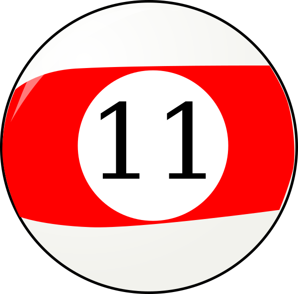 11 Ball Clip Art At Clker - Alcoholics Anonymous Symbol (600x592)