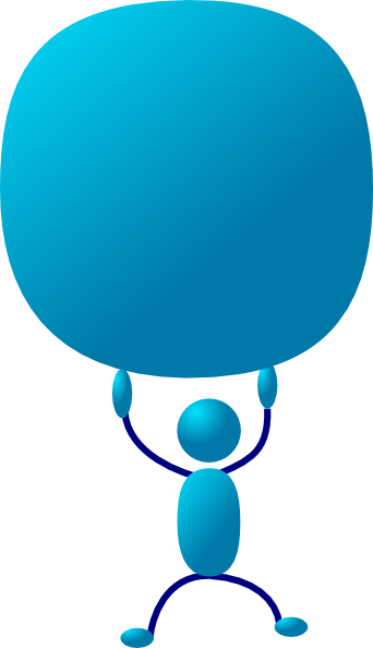 Ball Overhead Clip Art At Clker - Stick People Clip Art (342x594)